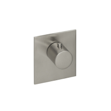 Herzbach LOGIC XL Vario Thermostat-Farbset Blende eckig Griff rund Edelstahl