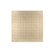 Herzbach LIVING SPA Slim-Regenbrause 250x250mm Brass Steel