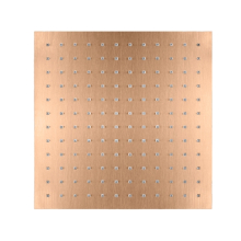 Herzbach LIVING SPA Slim-Regenbrause 300x300mm Copper Steel
