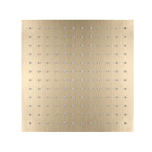 Herzbach LIVING SPA Slim-Regenbrause 300x300mm Brass Steel
