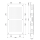 Herzbach LIVING SPA Deckeneinbau-Regenbrause 700x380mm Doppelregen gebürstet