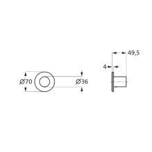 Herzbach LOGIC XL Vario Ab-/Umstellventil Farbset Bende rund Griff rund Edelstahl