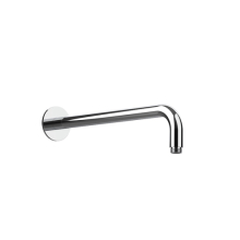 Herzbach LIVING SPA Wandarm 350mm 70 rund gewinkelt Chrom