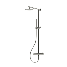 Herzbach LIVING SPA Duschsäule RB 200mm rund Stabhandbrause Edelstahl