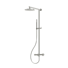Herzbach LIVING SPA Duschsäule RB 250mm rund Stabhandbrause Edelstahl