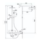 Herzbach LIVING SPA Duschsäule RB 250mm rund...