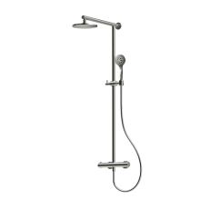 Herzbach LIVING SPA Duschsäule RB 200mm rund Multihandbrause Edelstahl
