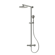 Herzbach LIVING SPA Duschsäule RB 250mm rund Multihandbrause Edelstahl