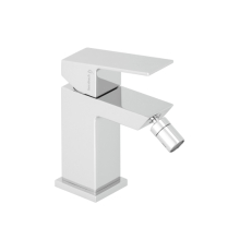 Herzbach NEO CASTELL Bidet-Einlochbatterie mit Ablauf Chrom