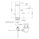 Herzbach DESIGN iX WT-Einlochbatterie M-Size Eco mit...