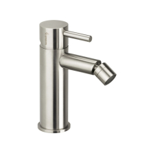 Herzbach DESIGN iX Bidet-Einlochbatterie mit Ablauf Edelstahl