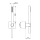 Herzbach LIVING SPA Wannenset Halter 70 eckig Stabhandbrause 1250mm Edelstahl