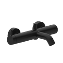 Herzbach DEEP BLACK Wannenbatterie Aufputz Schwarz matt