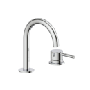 Herzbach DEEP Zweiloch-Armatur 140mm ohne Ablauf Chrom