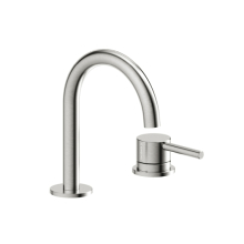 Herzbach DEEP iX Zweiloch-Armatur 140mm ohne Ablauf Edelstahl