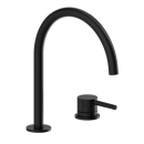 Herzbach DEEP BLACK Zweiloch-Armatur 220mm ohne Ablauf...