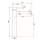 Herzbach DEEP Waschtisch-Einlochbatterie XL-Size 170mm ohne Ablauf Chrom