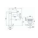 Herzbach DEEP Waschtisch-Einlochbatterie Slim S-Size mit...
