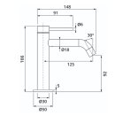 Herzbach DEEP iX Waschtisch-Einlochbatterie Slim S-Size...