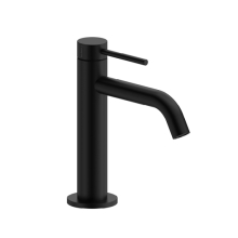 Herzbach DEEP BLACK Waschtisch-Einlochbatterie Slim S-Size ohne Ablauf Schwarz matt