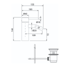 Herzbach DEEP Bidet-Einlochbatterie mit...