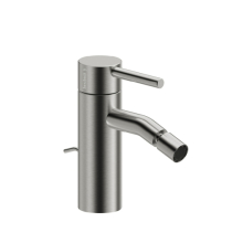Herzbach DEEP iX Bidet-Einlochbatterie mit Zugstangen-Ablaufgarnitur Edelstahl