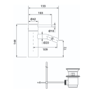 Herzbach DEEP iX Bidet-Einlochbatterie mit...