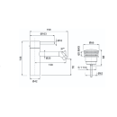 Herzbach DEEP Waschtisch-Einlochbatterie S-Size 130mm mit...