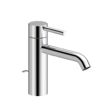 Herzbach DEEP Waschtisch-Einlochbatterie M-Size 150mm mit Zugstangen-Ablaufgarnitur Chrom