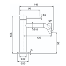 Herzbach DEEP iX Waschtisch-Standventil Slim S-Size mit...