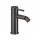 Herzbach DESIGN iX PVD Bidet-Einlochbatterie mit Ablauf Black Steel