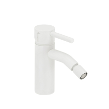 Herzbach DEEP WHITE Bidet-Einlochbatterie ohne Ablauf Weiß matt