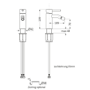 Herzbach DEEP WHITE Bidet-Einlochbatterie ohne Ablauf...