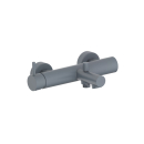 Herzbach SIRO GREY Wannenbatterie Aufputz Grau matt