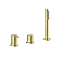 Herzbach SIRO PVD GOLD Dreiloch-Wannenarmatur ohne...