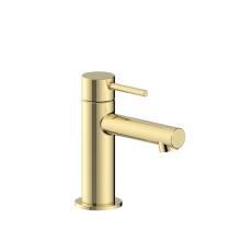 Herzbach SIRO PVD GOLD WT-Einlochbatterie S-Size ohne Ablauf Gold