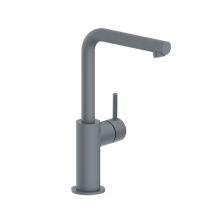 Herzbach SIRO GREY WT-Einlochbatterie L-Size Griff seitl. ohne Ablauf Grau matt