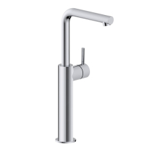 Herzbach SIRO WT-Einlochbatterie XL-Size Schaft Griff seitl. ohne Ablauf Chrom