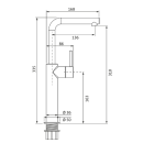 Herzbach SIRO WT-Einlochbatterie XL-Size Schaft Griff...