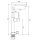 Herzbach SIRO GREY WT-Einlochbatterie XL-Size Schaft Griff seitl. o. Ablauf Grau matt