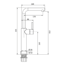 Herzbach SIRO BLACK WT-Einlochbatterie XL-Size Schaft...