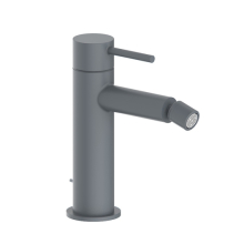 Herzbach SIRO GREY Bidet-Einlochbatterie mit Ablauf Grau matt