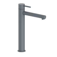 Herzbach SIRO GREY WT-Einlochbatterie XL-Size Schaft ohne Ablauf Grau matt