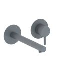 Herzbach SIRO GREY Waschtisch-Wandbatterie Farbset 210mm...