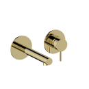 Herzbach SIRO PVD GOLD Waschtisch-Wandbatterie Farbset...