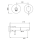 Herzbach SIRO GREY Waschtisch-Wandbatterie Farbset 160mm Grau matt