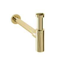 Herzbach LIVING Geruchsverschluss rund PVD Gold