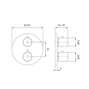 Herzbach LIVING Thermostat-Farbset 1 Verbraucher rund...
