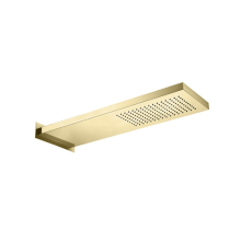 Herzbach LIVING SPA Wand-Regenbrause 537x165mm PVD Gold