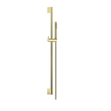 Herzbach LIVING SPA Wandstangenset Slide M 900mm Stabhandbrause PVD Gold